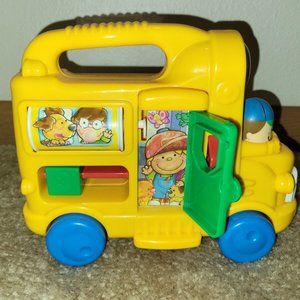 Playskool Busy School Bus - VINTAGE, Developmental Toy, 5527, Countless Features